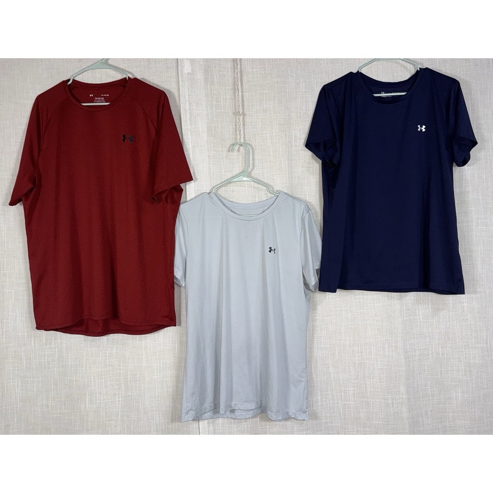 Under Armour UA Men's Sz XL Loose Short Sleeve Shirts T-Shirt Lot of 3